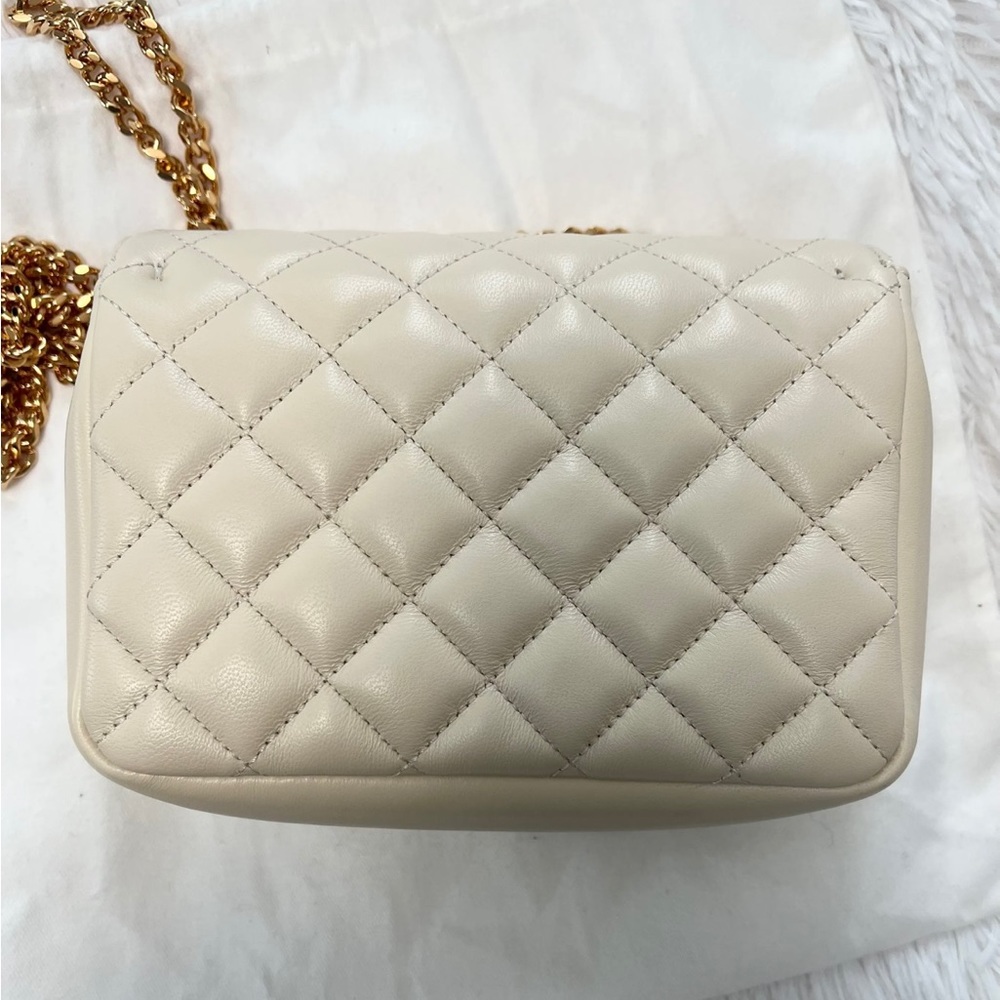 Versace La Medusa Quilted Nappa Leather Crossbody/Shoulder Chain Bag NWT - Picture 6 of 13